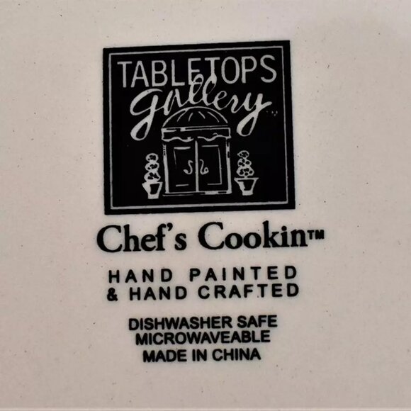 Tabletop Gallery Chef's Cookin Dinner Plate - Picture 3 of 3